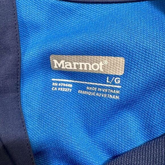 Marmot M3 Bero Softshell Full Zip Windproof Jacket. Blue. Large. - Picture 6 of 10